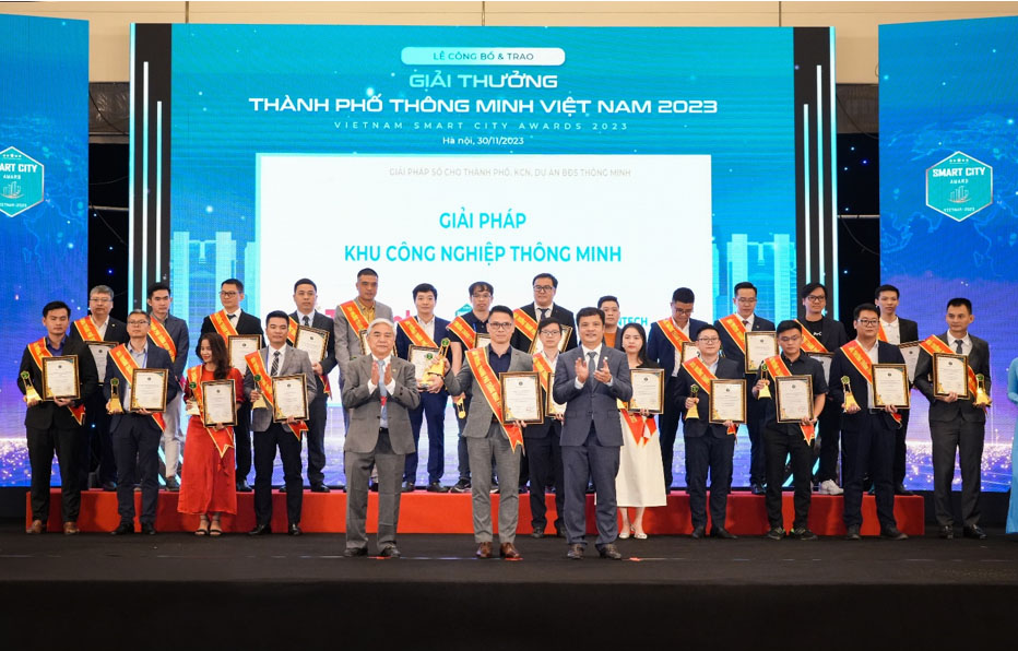 NTech được vinh danh tại giải thưởng “Thành phố Thông minh Việt Nam” 2023