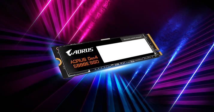 SSD AORUS Gen4 5000E - hiệu suất cao, không hao điện