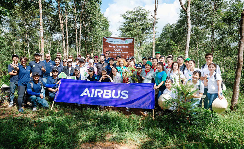Tập đoàn Airbus hợp tác và triển khai Dự án Rừng Cộng đồng tại Việt Nam