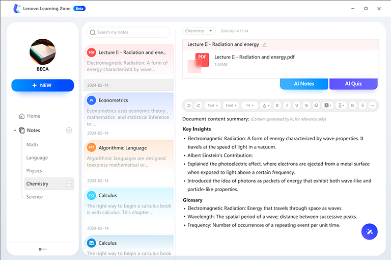 nền tảng học tập Lenovo Learning Zone