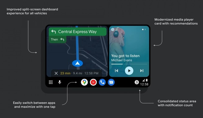 Google ra mắt giao diện mới cho trợ lý ảo trên Android Auto
