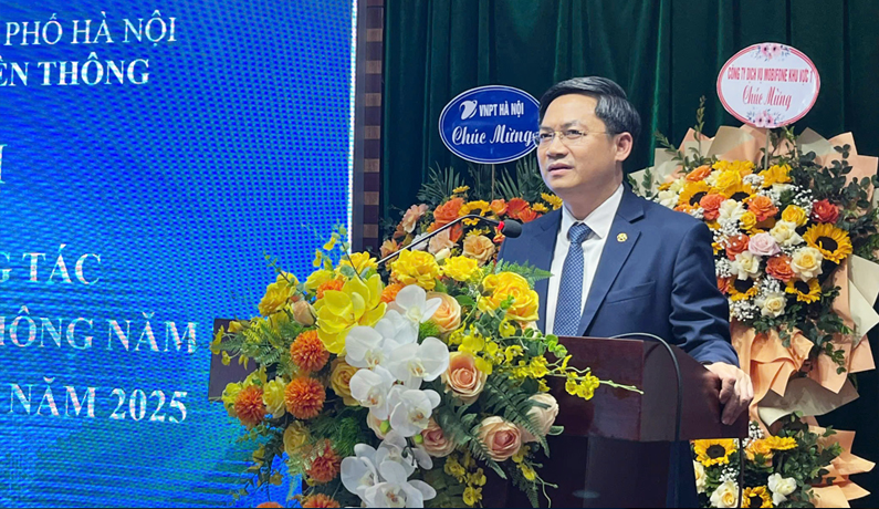Phó Chủ tịch UBND TP Hà Nội Hà Minh Hải phát biểu chỉ đạo tại hội nghị.