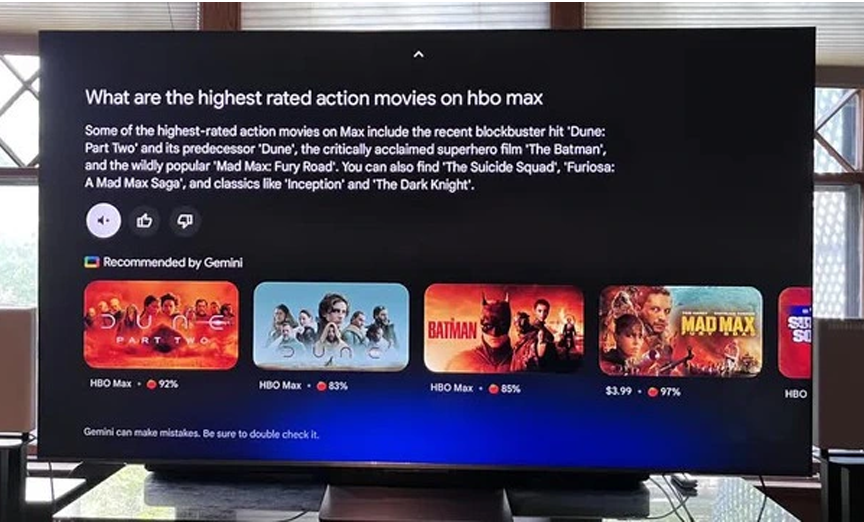 Google TV bước sang kỷ nguyên AI với Gemini