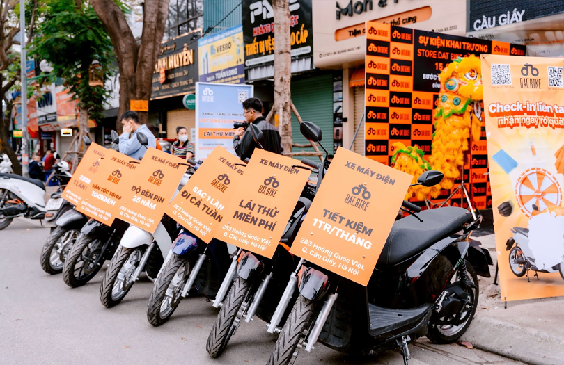 Startup xe máy điện Dat Bike mở rộng thị trường phía bắc