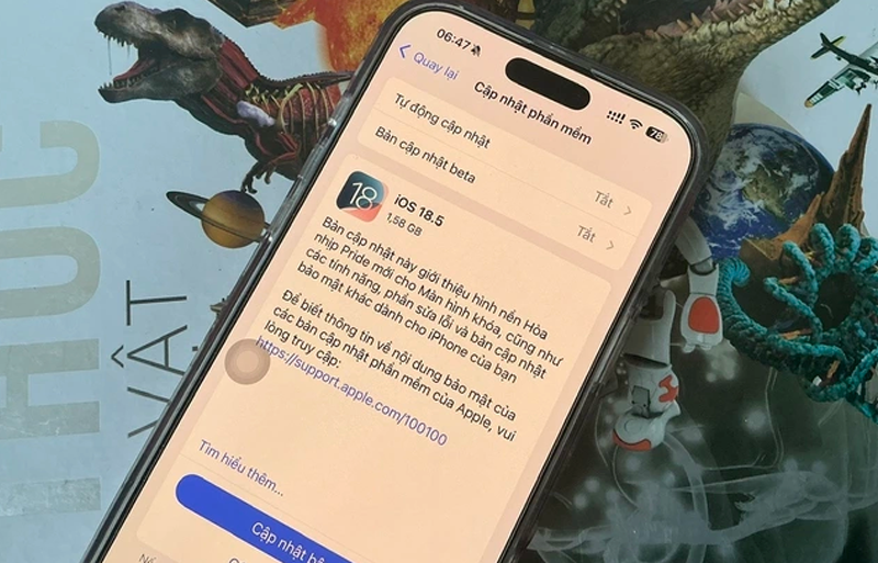 Apple phát hành iOS 18.5 sửa lỗi bảo mật quan trọng