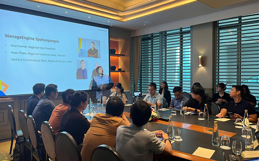 Đại diện ManageEngine đã chia sẻ những định hướng chiến lược cho việc tiếp tục đầu tư vào thị trường Việt Nam