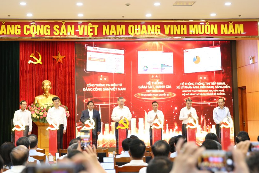 3 nền tảng số phục vụ triển khai Nghị quyết số 57-NQ/TW