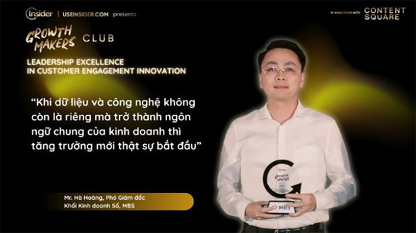 MBS được vinh danh tại Insider Growth Makers Club 2025