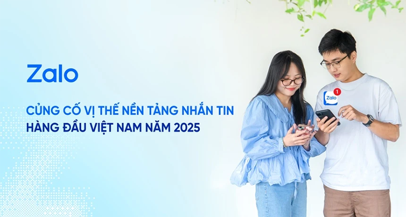 Zalo tiếp tục dẫn đầu năm 2025