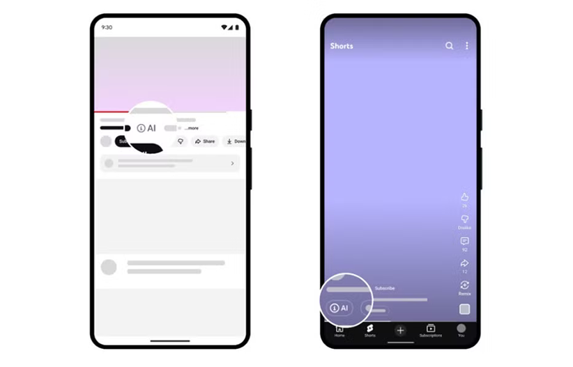 YouTube tăng cường nhận diện nội dung AI, tự động gắn nhãn video