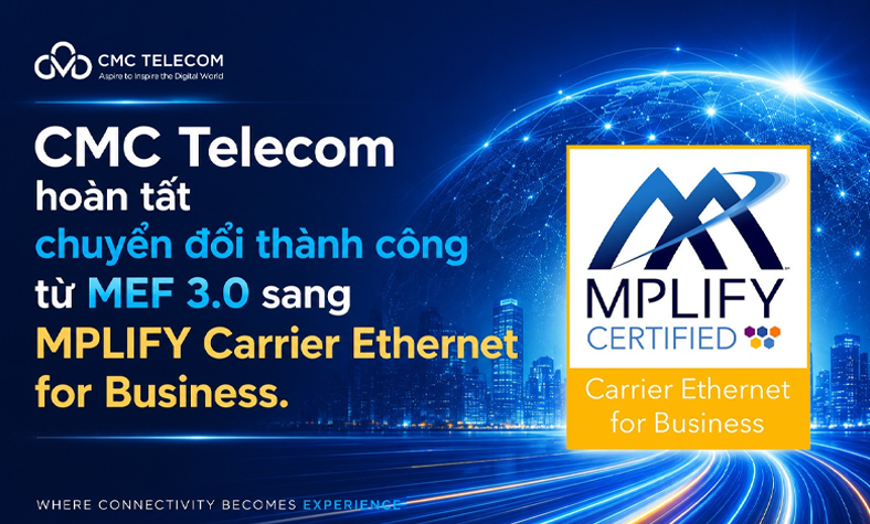 CMC Telecom hoàn tất chuyển đổi sang MPLIFY Carrier Ethernet for Business