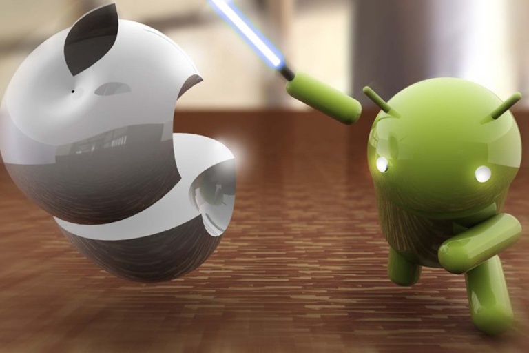 Android chiếm thị phần nhiều hơn iOS trên phạm vi toàn cầu