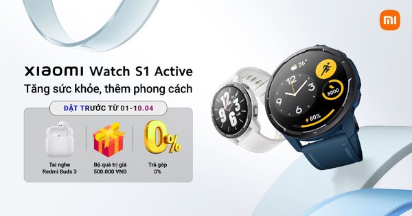 Xiaomi Watch S1 Active đã được mở bán, giá 4,49 triệu đồng