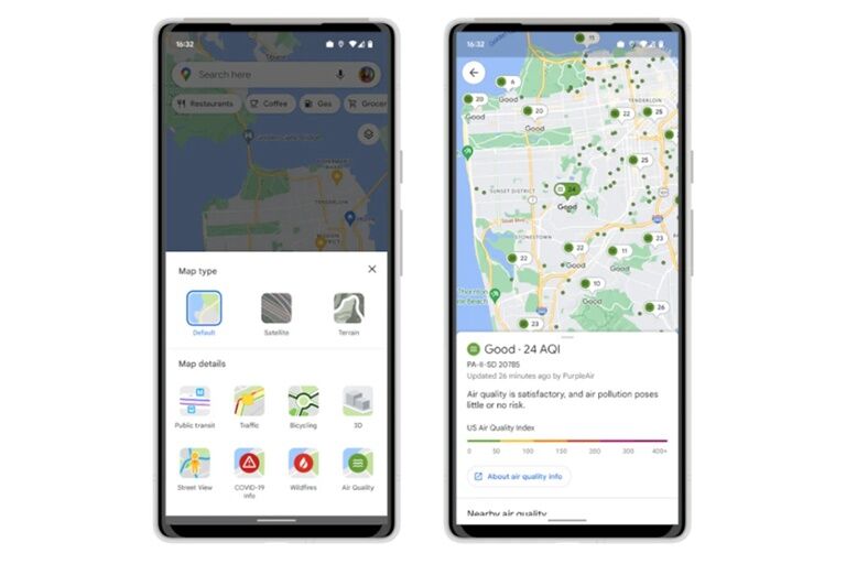 Google Maps thêm tính năng sức khỏe cho Android và iOS