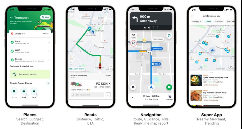 Grab sẽ sử dụng công nghệ bản đồ riêng