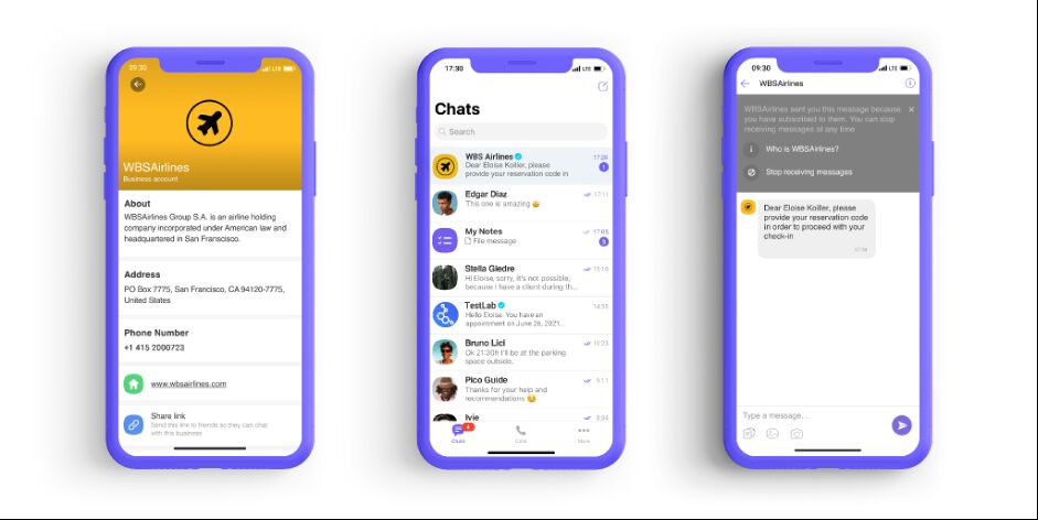 Những điểm mới của tính năng Viber Business Messages