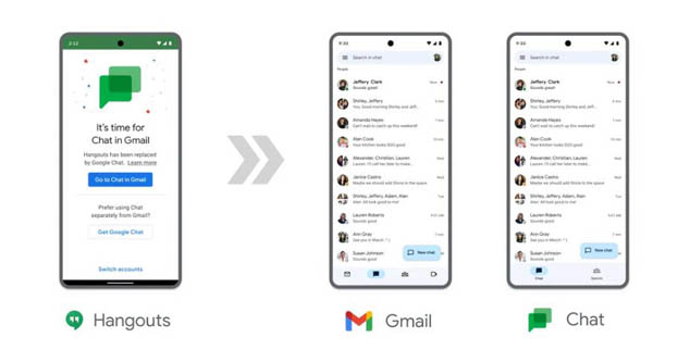 Google dừng Hangouts, nhắc người dùng chuyển sang ứng dụng trò chuyện