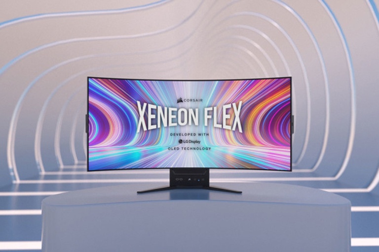 Corsair công bố màn hình OLED dẻo 45 inch