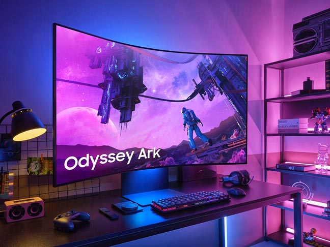 Samsung ra mắt màn hình Odyssey Ark, hỗ trợ tần số quét 165 Hz