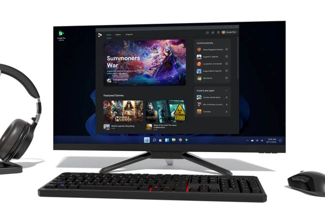 Google đã cho phép người chơi game Android lên Windows