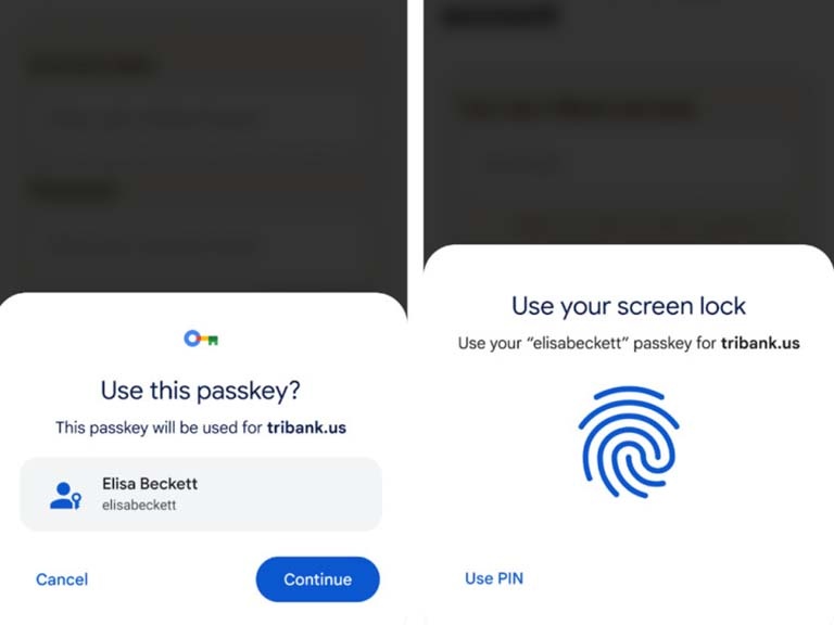 Google bắt đầu hỗ trợ passkey cho Android và Chrome