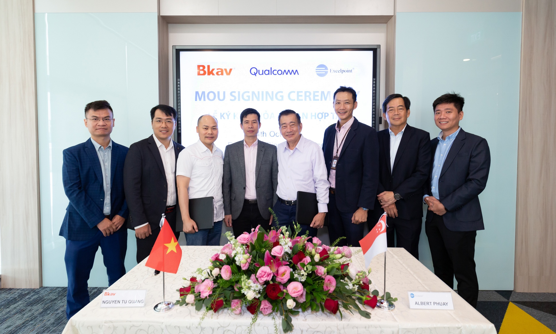 Bkav hợp tác Excelpoint Systems cung cấp AIoT trên hệ sinh thái Qualcomm