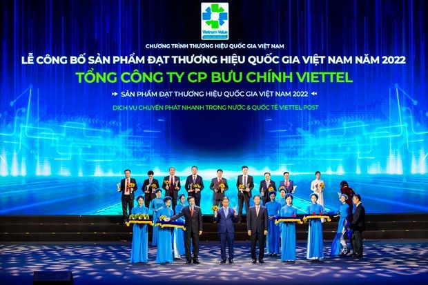 Viettel Post được vinh danh tại chương trình Thương hiệu quốc gia Việt Nam 2022