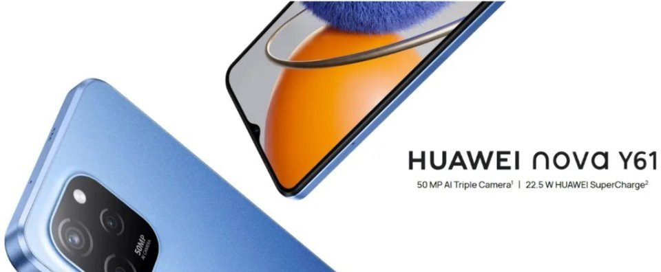Huawei nova Y61 ra mắt