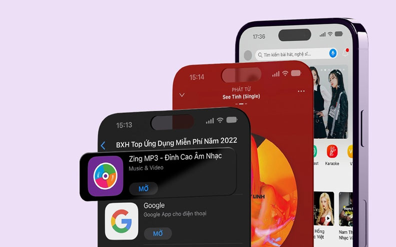 Zing MP3 là nền tảng nhạc số duy nhất góp mặt trong BXH App Store 2022