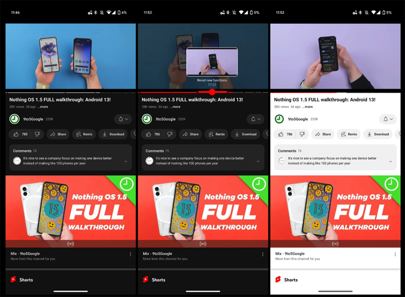 YouTube thử nghiệm đổi màu thanh tiến trình trên Android