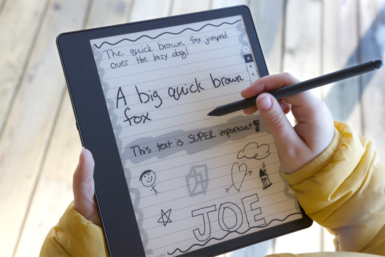 Kindle Scribe được cập nhật nhiều loại bút mới