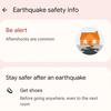 Bật tính năng cảnh báo động đất trên Android