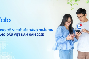 Zalo tiếp tục khẳng định vị thế là nền tảng nhắn tin hàng đầu Việt Nam