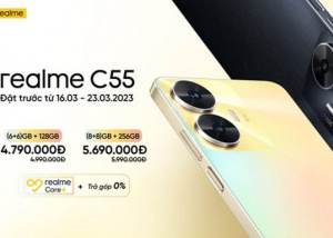 Realme C55 chính thức lên kệ tại thị trường Việt Nam