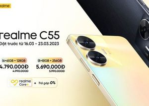 Realme C55 chính thức lên kệ tại thị trường Việt Nam