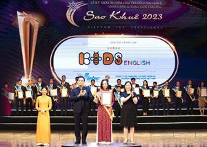 KIDSEnglish khẳng định vị trí trong lĩnh vực công nghệ giáo dục với Giải thưởng Sao Khuê 2023