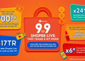 Shopee đón đầu xu hướng bán hàng thông qua livestream