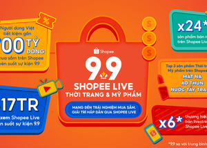 Shopee đón đầu xu hướng bán hàng thông qua livestream