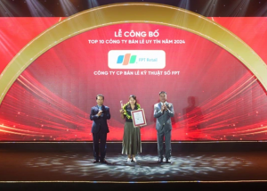 FPT Retail 8 năm liền vào top 10 công ty bán lẻ uy tín