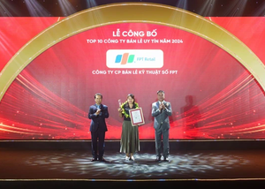 FPT Retail 8 năm liền vào top 10 công ty bán lẻ uy tín