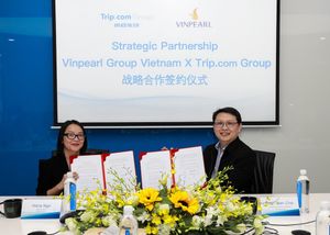 Tập đoàn Trip.com thiết lập quan hệ đối tác chiến lược mới với tập đoàn Vinpearl