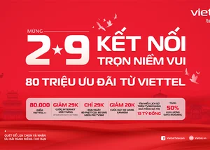 Viettel tung 80 triệu ưu đãi mừng Quốc khánh 2/9