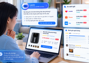 AI tái định hình trải nghiệm mua sắm trực tuyến
