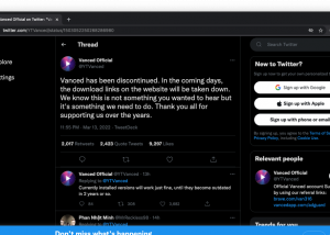 YouTube Vanced bị Google ép dừng hoạt động