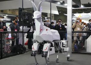 Kawasaki ra mắt robot dê có thể chở người