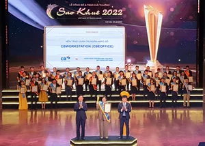 Ngân hàng Xây Dựng (CB) nhận giải thưởng Sao Khuê 2022