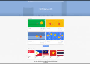 Google ra trang web Xu hướng SEA Games 31