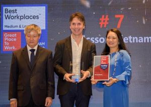 Ericsson Việt Nam được vinh danh top 10 nơi làm việc tốt nhất 2022