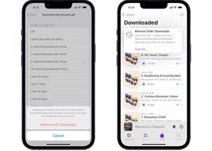 Apple Podcasts giúp tiết kiệm không gian lưu trữ