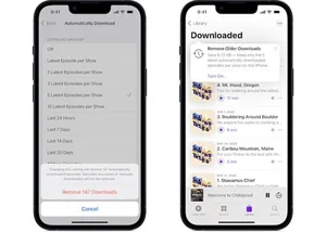 Apple Podcasts giúp tiết kiệm không gian lưu trữ